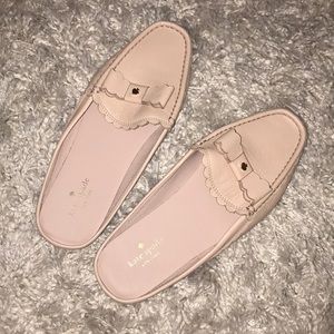 Kate Spade Flat Mule, Blush, Size 9